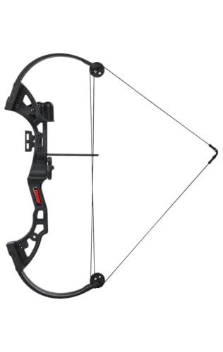 Bear Archery Brave Bow Set for Youth, Recommended Ages 8-12, Right Handed, Continuous Draw Weight Up to 25 lb., Continuous Draw Length Up to 19.5-inches