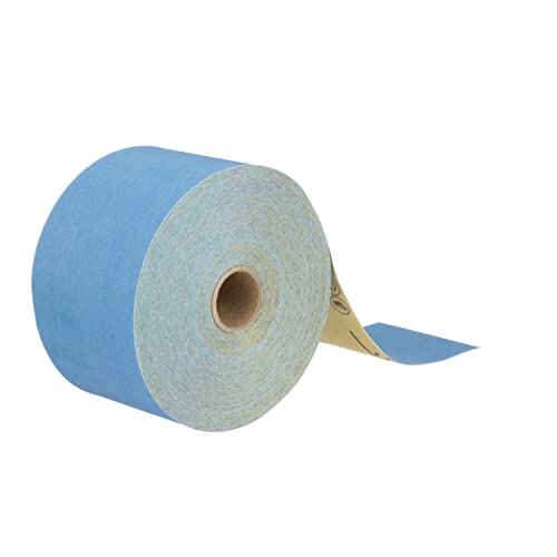 3M Stikit Blue Abrasive Sheet Roll, 36217, No Hole, 2.75 in x 20 yd, 80+ Grade, Automotive Sanding Roll Sandpaper for Coating Removal, Body Repair, Auto Sanding