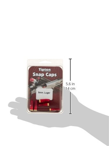 Tipton Pistol Snap Caps with False Primer and Reusable Design for Dry-Firing, Gun Maintenance, Gun Storage