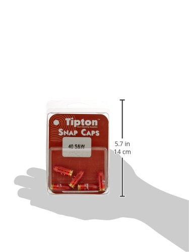 Tipton Pistol Snap Caps with False Primer and Reusable Design for Dry-Firing, Gun Maintenance, Gun Storage