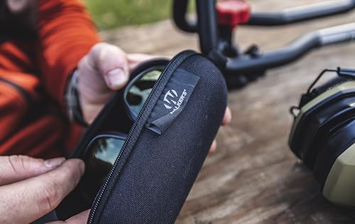 Walker's IKON Vector Full Frame Shooting Glasses | Impact-Resistant Non-Slip Frame Hunting Shooting Eyesight Protection Glasses, Microfiber Lens Cloth & Carry Case Included
