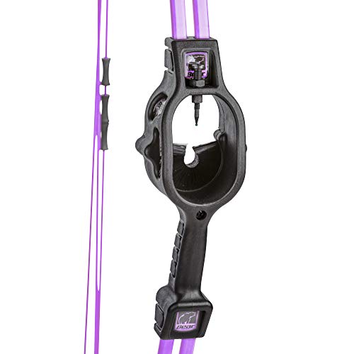 Bear Archery Spark Youth Bow Set, Recommended for Ages 5 to 10, Ambidextrous, Includes 2 Arrows, Armguard, Quiver