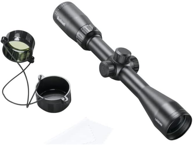 Bushnell Legend 3-9x40mm Illuminated Riflescope, Hunting Rifle Scope with Illuminated Multi-X Reticle