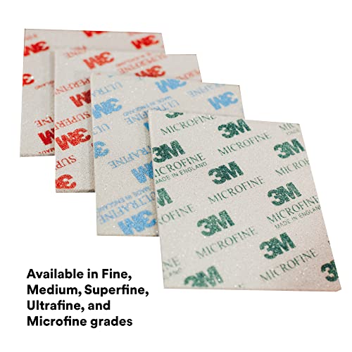 3M Softback Sanding Sponge 02604, 4 1/2 x 5 1/2 in, Fine Grit, Fast Cutting, Gray, 20 Pack