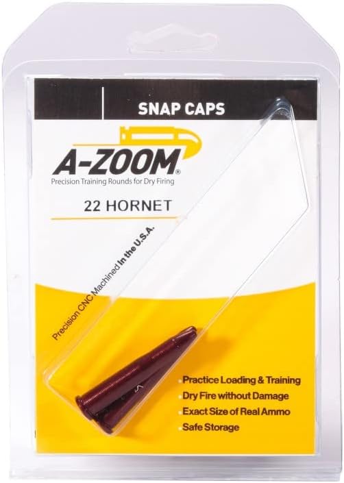 A-Zoom Precision Metal Snap Cap, 22 Hornet