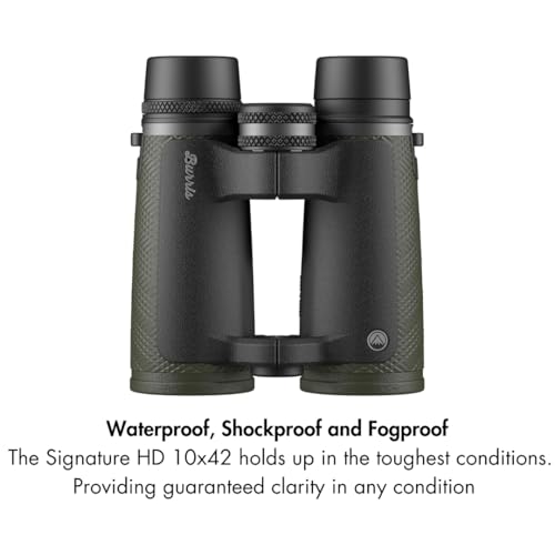 Burris Optics 10x42 Signature HD Laser Rangefinding Binoculars for Hunting, Shooting, Birdwatching and More.