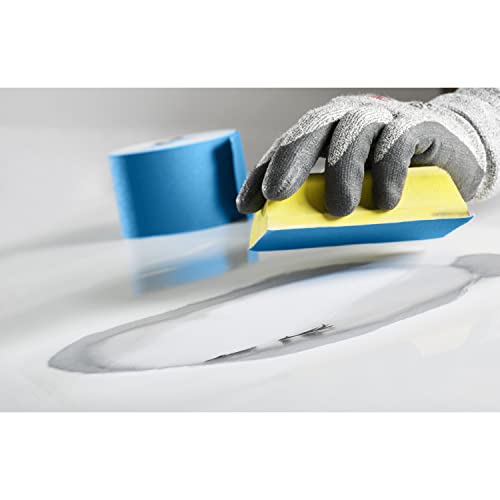 3M Stikit Blue Abrasive Sheet Roll, 36217, No Hole, 2.75 in x 20 yd, 80+ Grade, Automotive Sanding Roll Sandpaper for Coating Removal, Body Repair, Auto Sanding