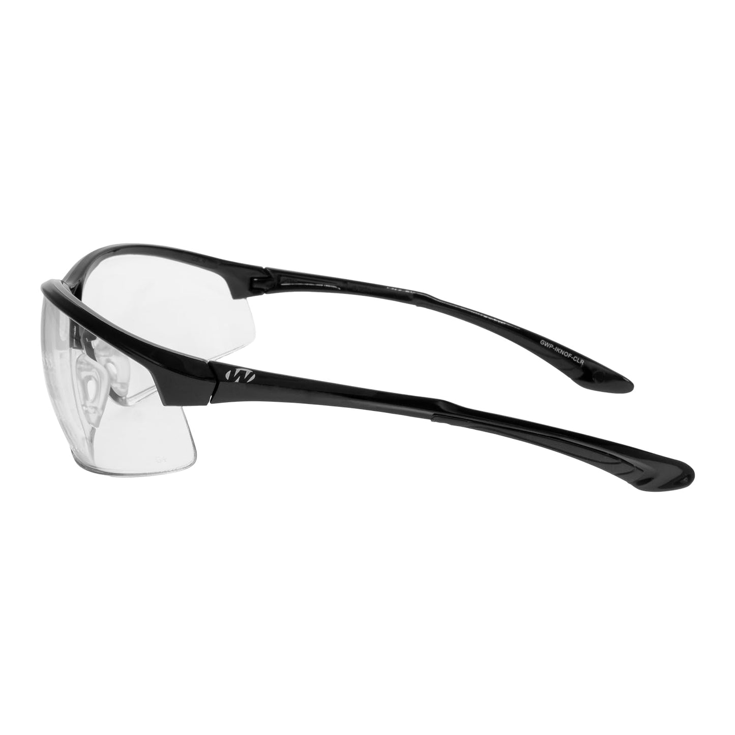 Walker's IKON Tanker Open Full Frame Shooting Glasses Durable Non-Slip Hunting Protective Glasses w/Lens Cloth & Carry Case