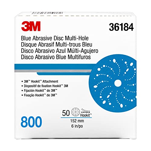 3M Stikit Blue Abrasive Sheet Roll, 36217, No Hole, 2.75 in x 20 yd, 80+ Grade, Automotive Sanding Roll Sandpaper for Coating Removal, Body Repair, Auto Sanding
