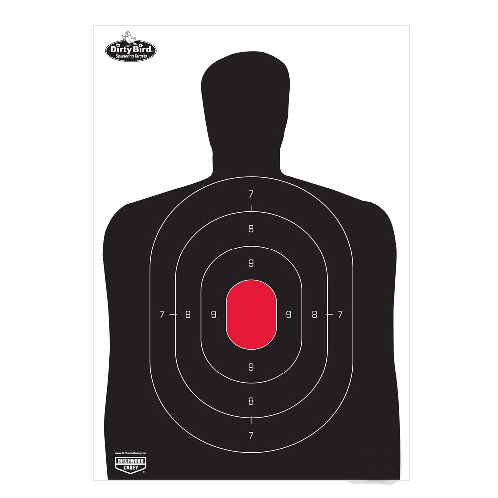 Birchwood Casey Non-Adhesive Dirty Bird 12"x18" Splattering Targets Practice Shooting for Indoor and Outdoor Use