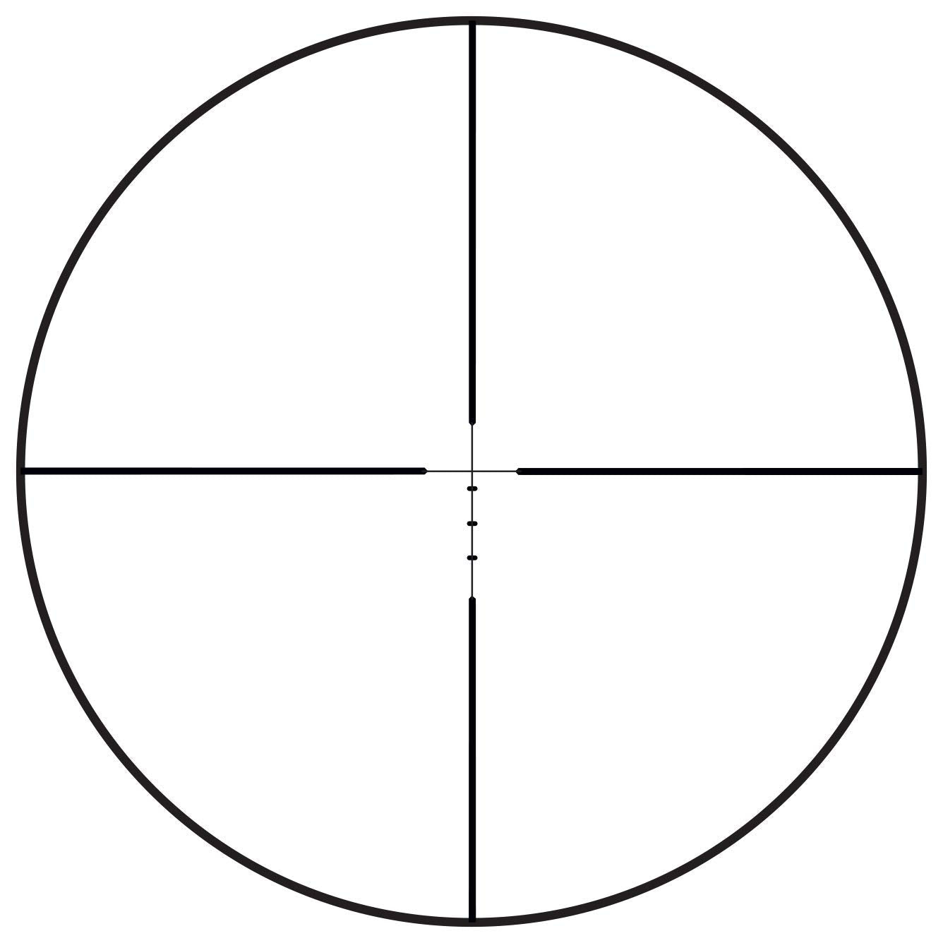Burris Fullfield II Hunting Scope, Ballistic Plex Reticle
