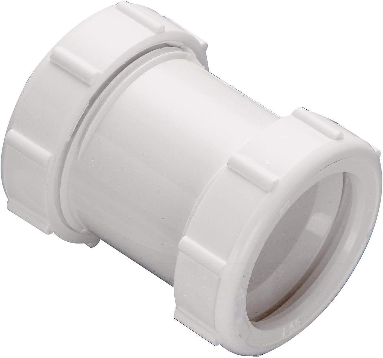 Plumb Pak 46WK Extension Coupling, 1-1/2-Inch or 1-1/4-Inch by 1-1/2-Inch, White