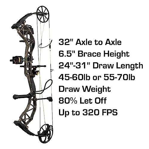 Bear Archery Adapt Ready to Hunt Adult Compound Bow Package Designed by The Hunting Public
