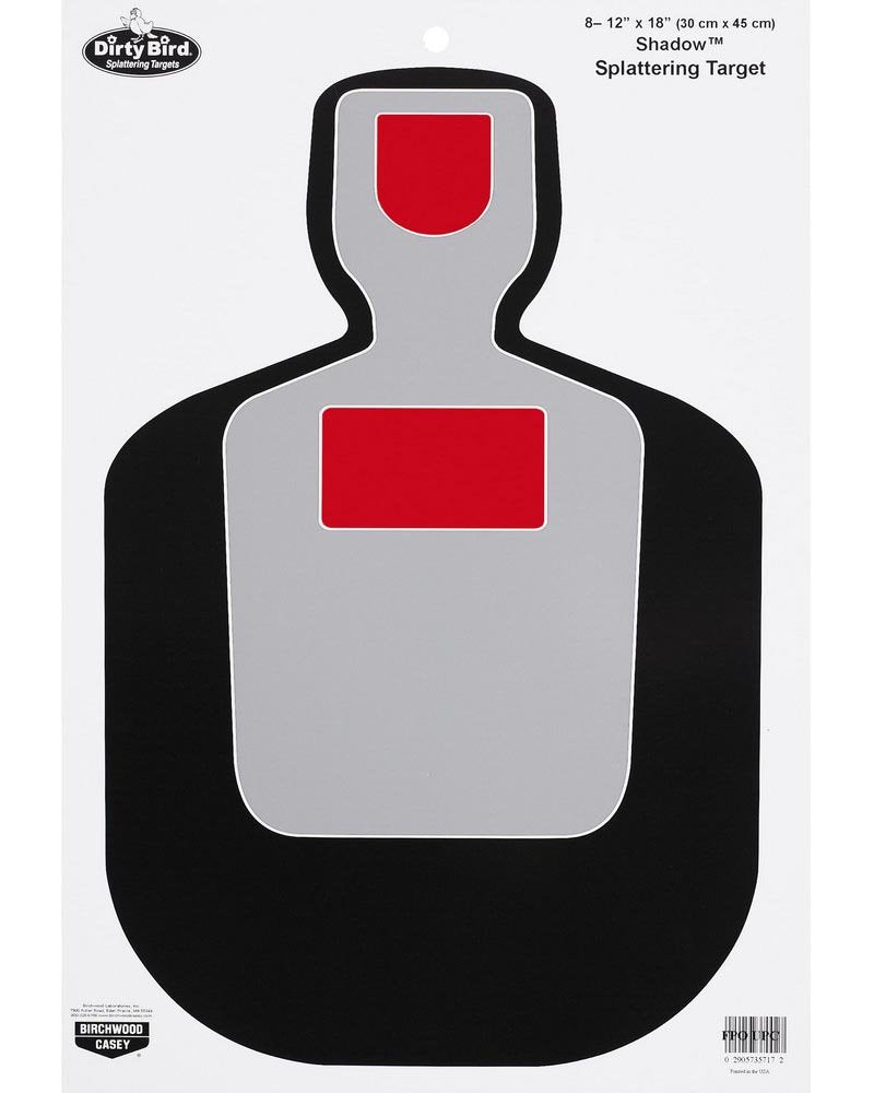 Birchwood Casey Non-Adhesive Dirty Bird 12"x18" Splattering Targets Practice Shooting for Indoor and Outdoor Use