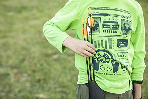 Bear Archery Brave Bow Set for Youth, Recommended Ages 8-12, Right Handed, Continuous Draw Weight Up to 25 lb., Continuous Draw Length Up to 19.5-inches