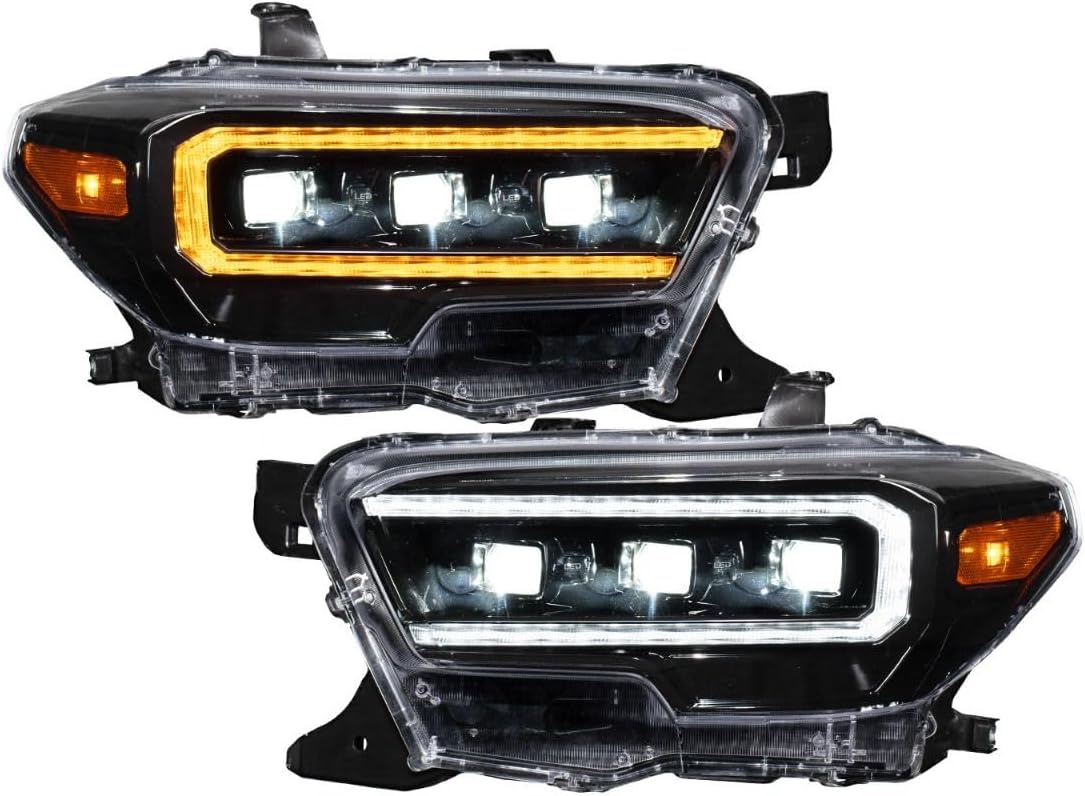 LED Headlights with Selectable DRL compatible with Toyota Tacoma 2016-2023 (pair)