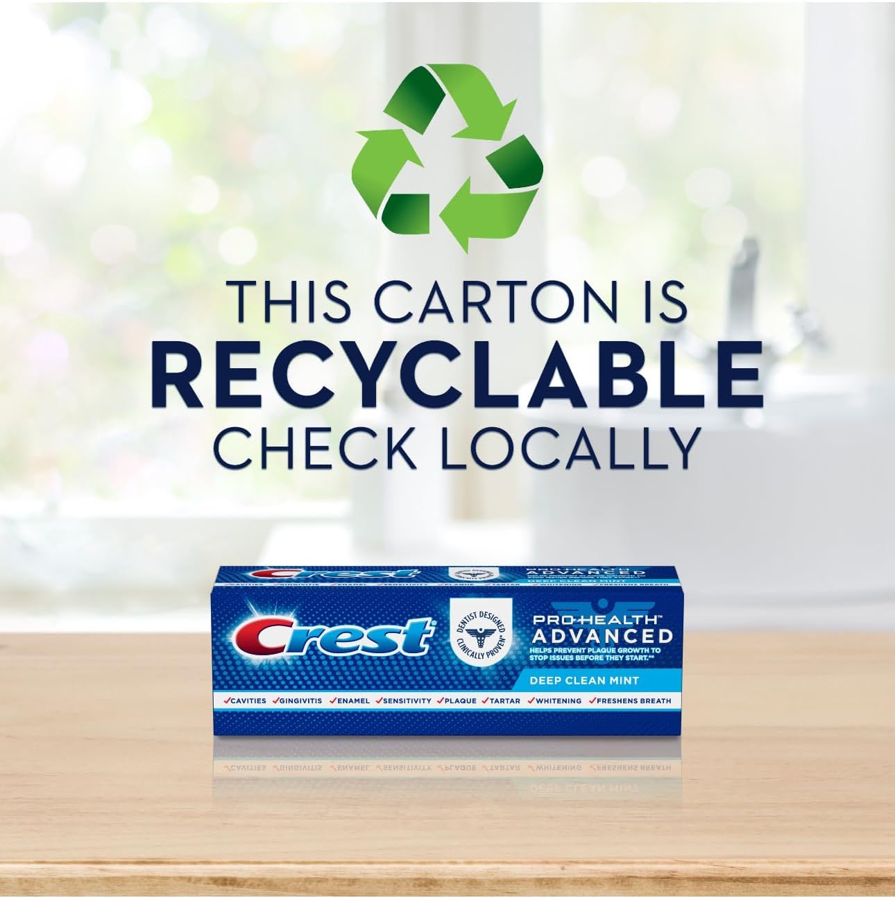 Crest Pro-Health Advanced Extra Deep Clean Mint Toothpaste3.5 oz.(Pack of 3)