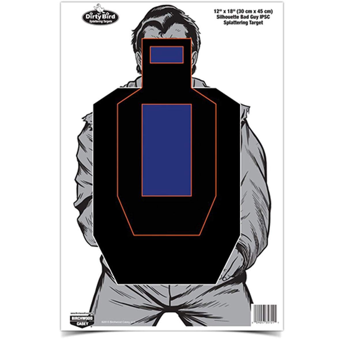 Birchwood Casey Non-Adhesive Dirty Bird 12"x18" Splattering Targets Practice Shooting for Indoor and Outdoor Use