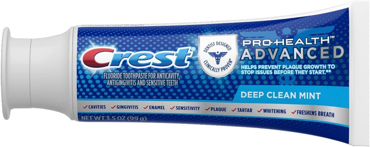 Crest Pro-Health Advanced Extra Deep Clean Mint Toothpaste3.5 oz.(Pack of 3)