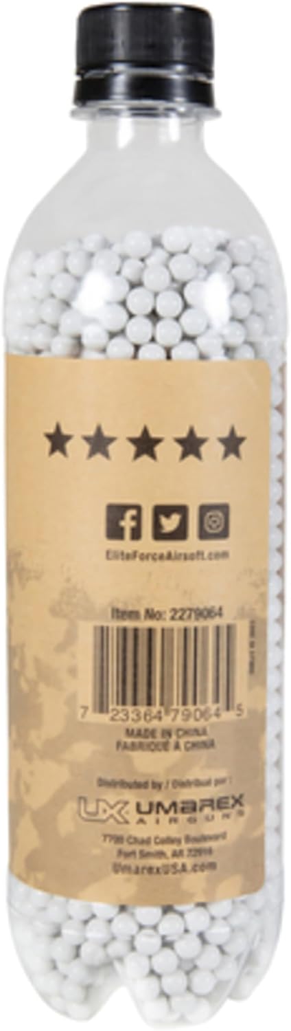 Umarex Elite Force Premium Biodegradable 6mm Airsoft BBS Ammo, .32 Gram (Milsim Max), 2700 Count