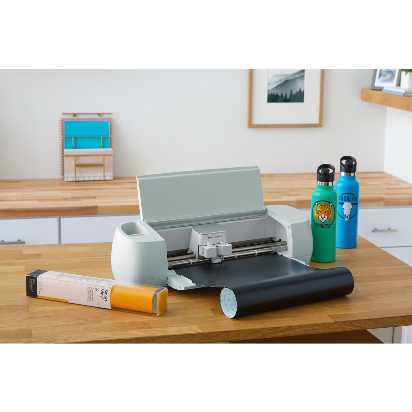 Cricut Smart Permanent Vinyl, White - 3ft Roll (13'x36') Adhesive Craft Vinyl - Matless cutting for cuts up to 12ft with Maker 3 / Explore 3 Machines