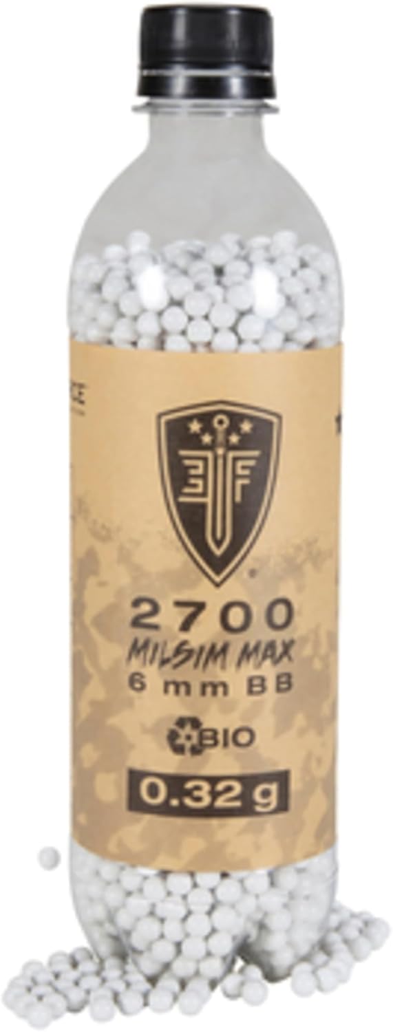 Umarex Elite Force Premium Biodegradable 6mm Airsoft BBS Ammo, .32 Gram (Milsim Max), 2700 Count