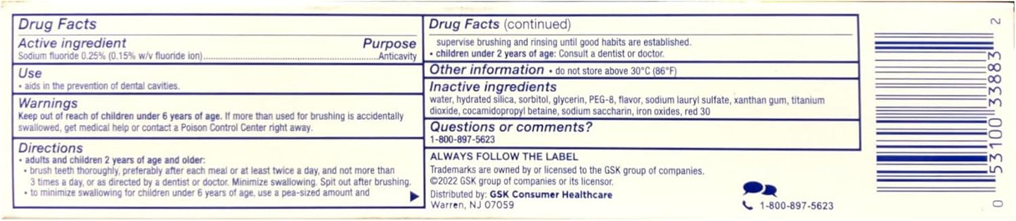Aquafresh Extreme Clean Whitening Action Fluoride Toothpaste, Mint Blast, 5.6 oz (Pack of 2)
