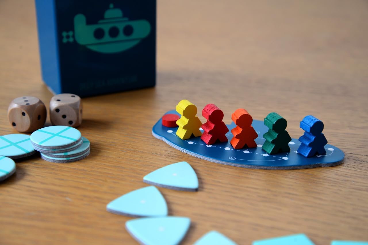 Oink Games Deep Sea Adventure - Award-Winning Japanese Push Your Luck Game | Play Both Boost & Original Versions | 2-6 Players | Ages 8+