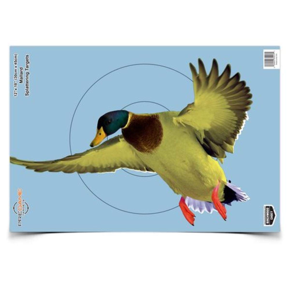 BIRCHWOOD CASEY Pregame 12" x 18" Small Game Animal Targets - Photo-Realistic Instant Splattering Shooting Targets - for Use with All Guns & Calibers - 8 Targets Pack