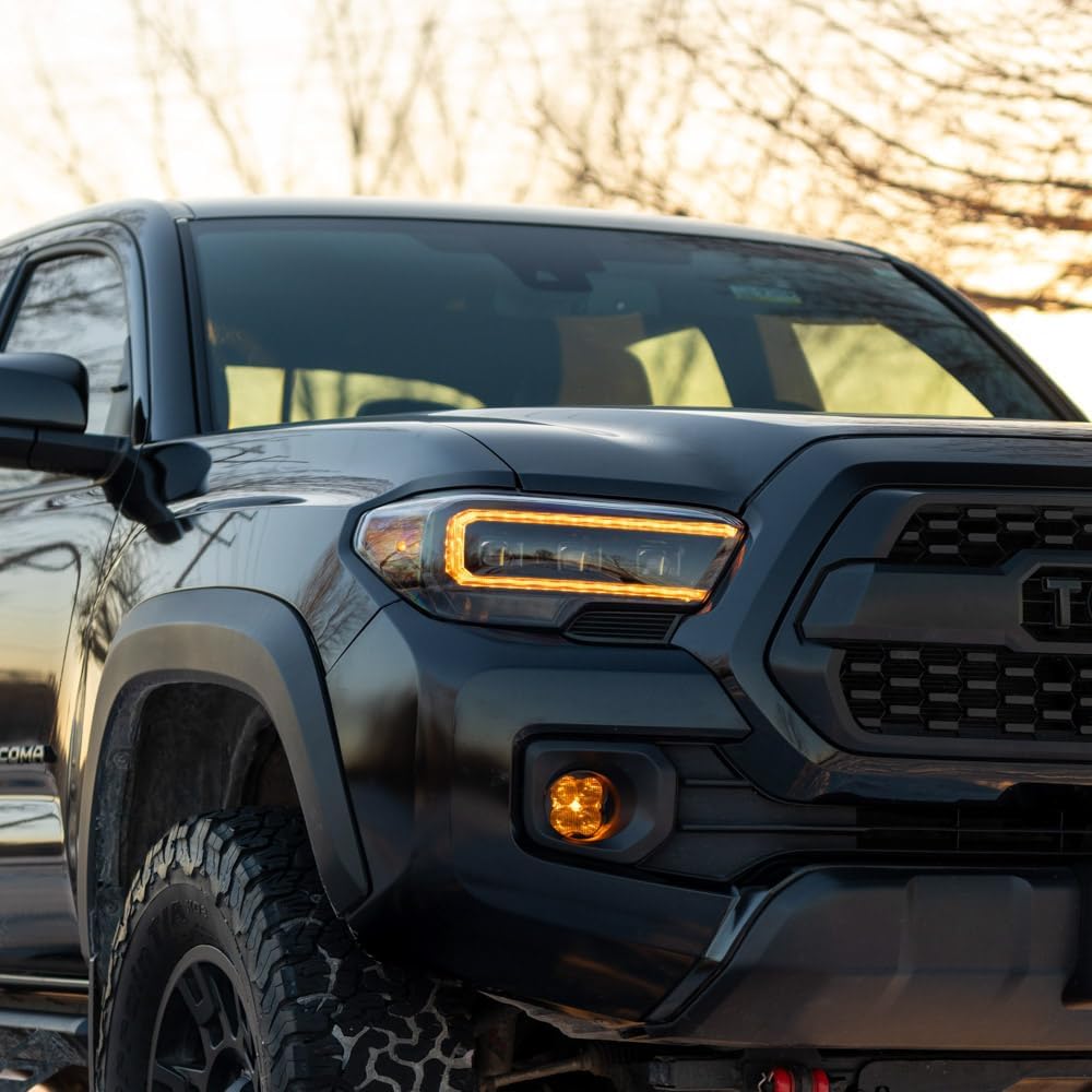 LED Headlights with Selectable DRL compatible with Toyota Tacoma 2016-2023 (pair)