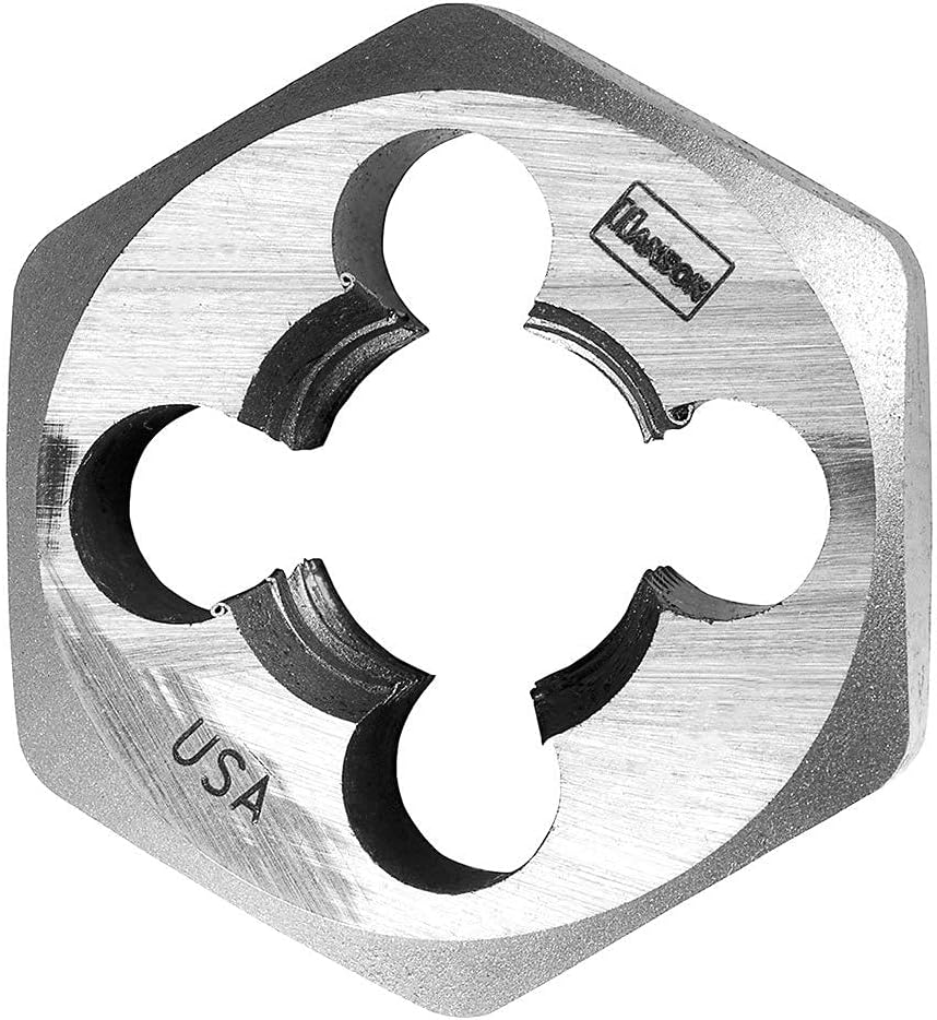 Irwin Hanson 9742 1" 12mm-1.25 Hexagon Metric Die