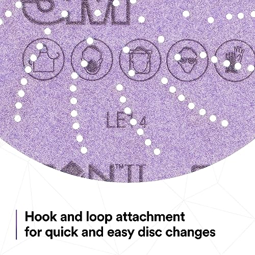 3M Xtract Cubitron II Hookit Clean Sanding Film Disc 775L, 5 in, 15 Piece Multi-Pack Hook and Loop S