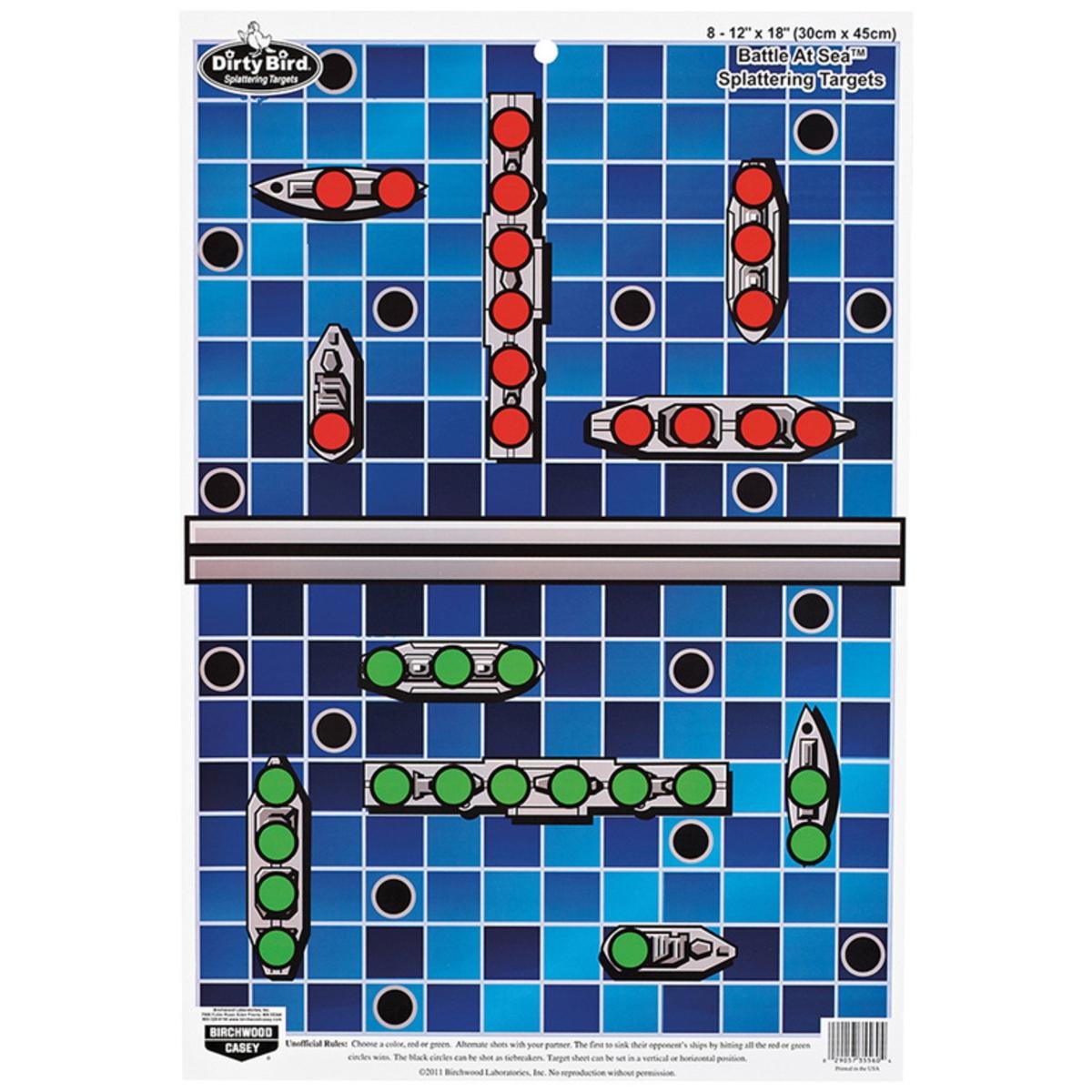 BIRCHWOOD CASEY Pregame 12" x 18" Game Shooting Targets - Highly Visible Instant Splattering Targets - for Use with All Guns & Calibers