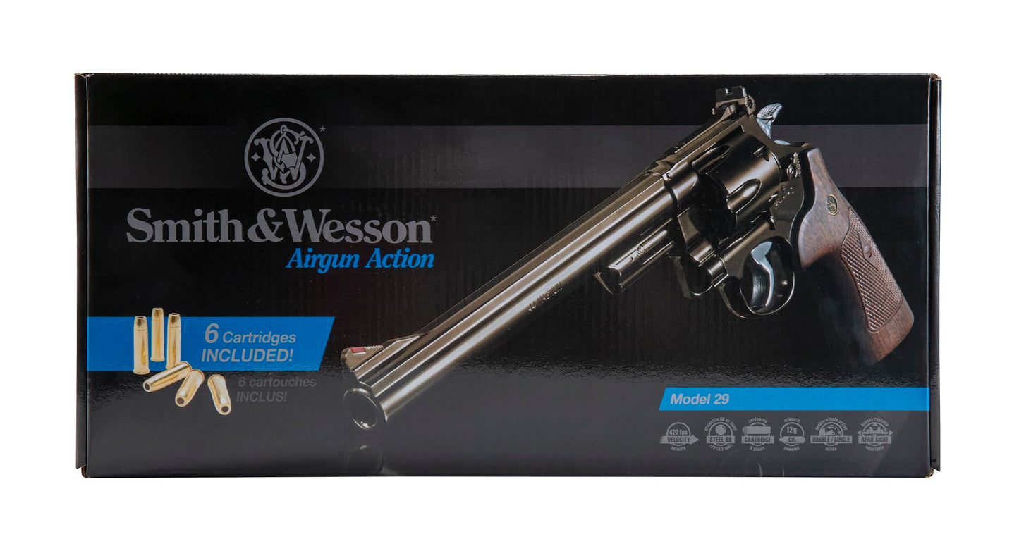Smith & Wesson Model 29 Revolver .177 Caliber BB Air Pistol, 8-inch Barrel