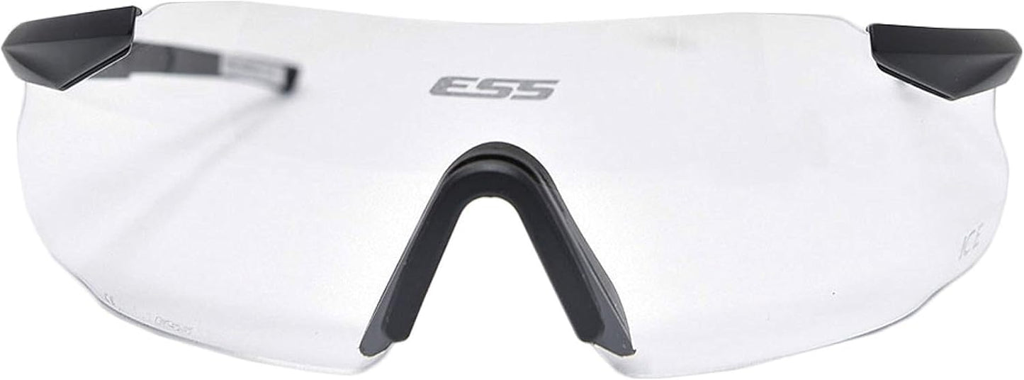 ESS Eyewear Eye Safety Systems ICE-One Ballistic Eyeshield, Clear Lens, White, 2.4 (740-0005)