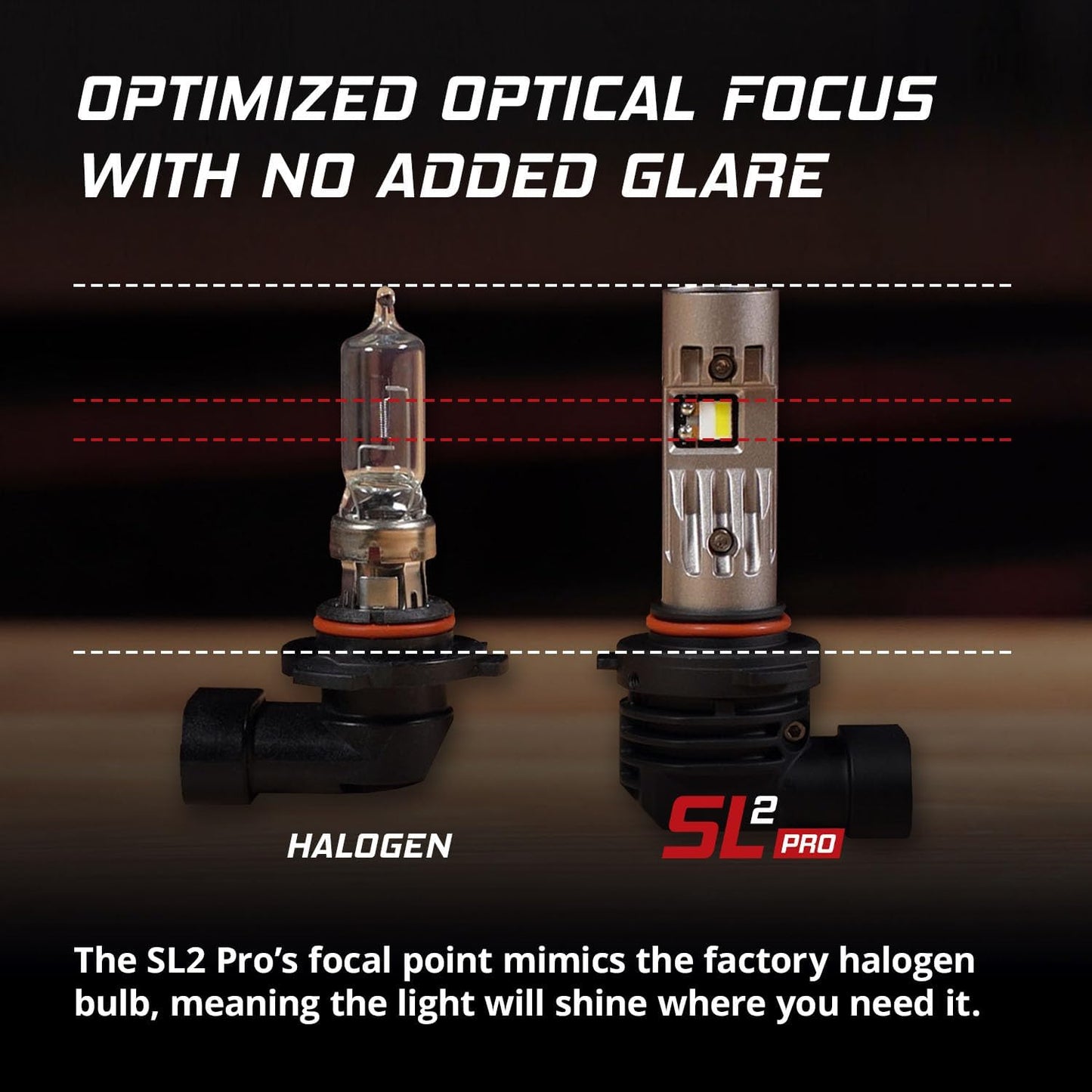 Diode Dynamics SL2 Pro LED Fog Light Bulbs compatible with H11 bulb size (pair), Cool White (6000K)
