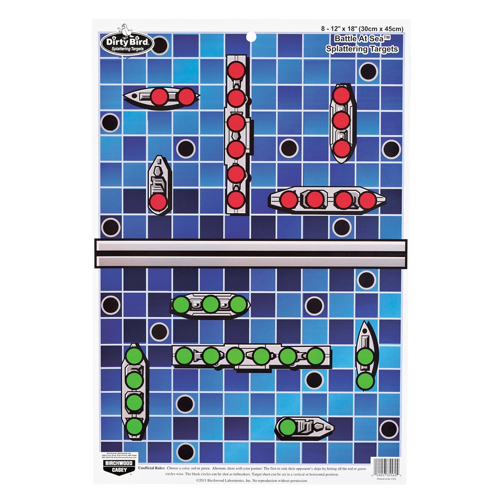 BIRCHWOOD CASEY Pregame 12" x 18" Game Shooting Targets - Highly Visible Instant Splattering Targets - for Use with All Guns & Calibers