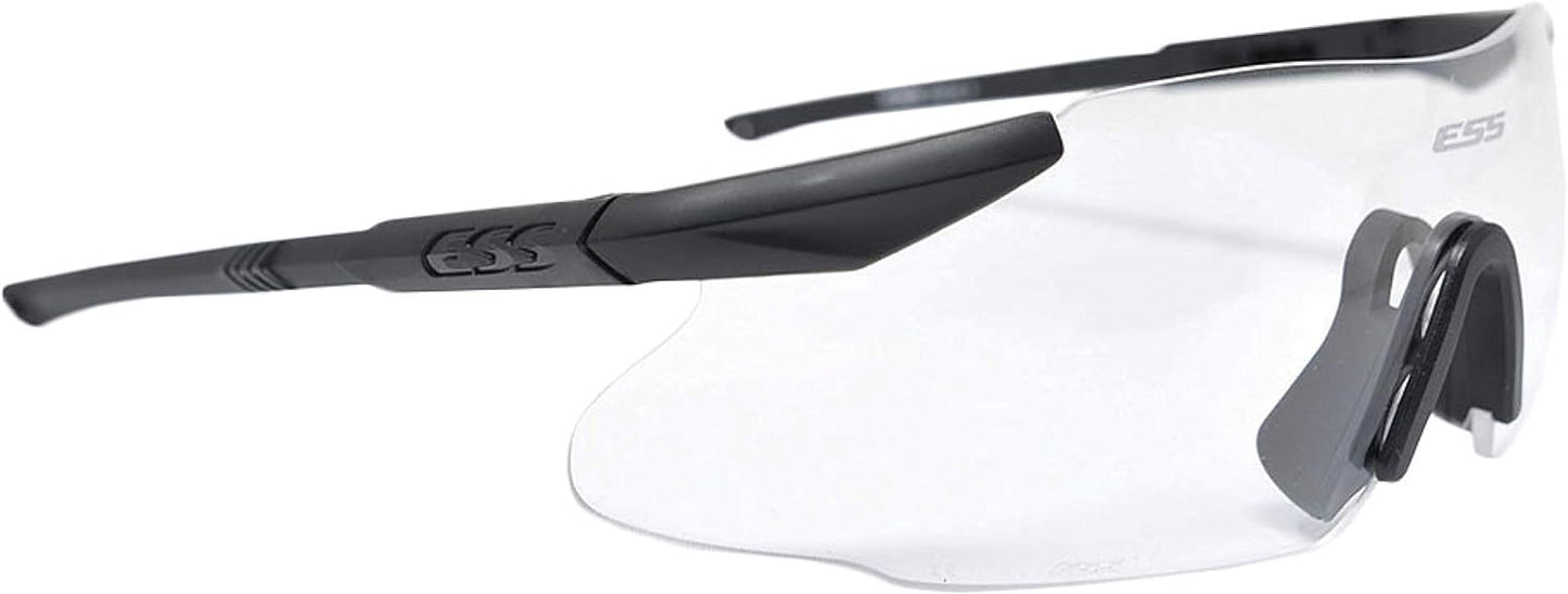 ESS Eyewear Eye Safety Systems ICE-One Ballistic Eyeshield, Clear Lens, White, 2.4 (740-0005)