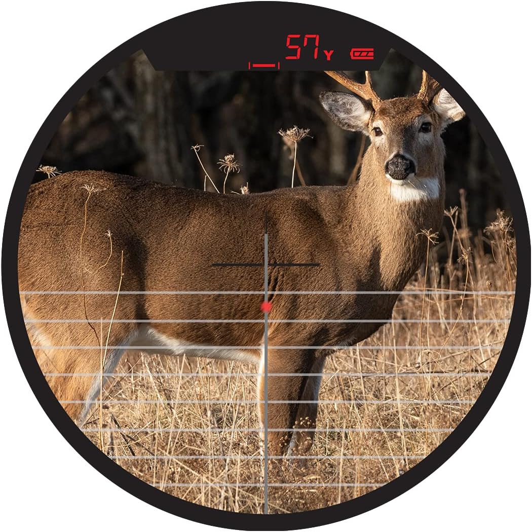 Burris Optics Oracle X Rangefinder Crossbow Scope, Built in Range Finder Measures Exact Distance, Calculates Perfect Aim/Drop Point, Adaptable Right or Left Handed Mount,Matte Black,One Size