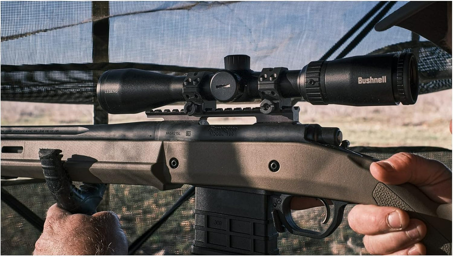 Bushnell Legend 3-9x40mm Illuminated Riflescope, Hunting Rifle Scope with Illuminated Multi-X Reticle