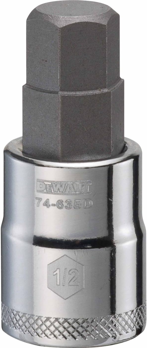 DEWALT 3/8" Drive Hex Bit Socket 1/2" SAE