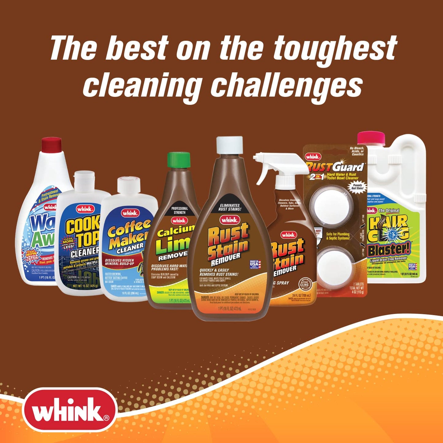 Whink 20223 RUSTGuard Time Released Bowl Cleaner, 4 oz