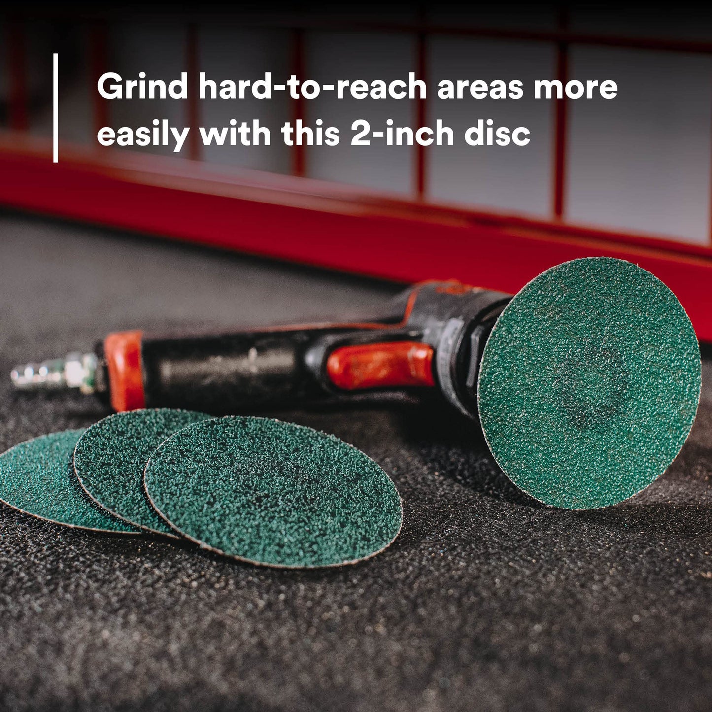 3M Green Corps Roloc Disc 36536, 80+ Grit, 3 in, Pack of 25 Heavy Duty, Quick Change Discs for Grinding, Coating Removal, Fast Cutting