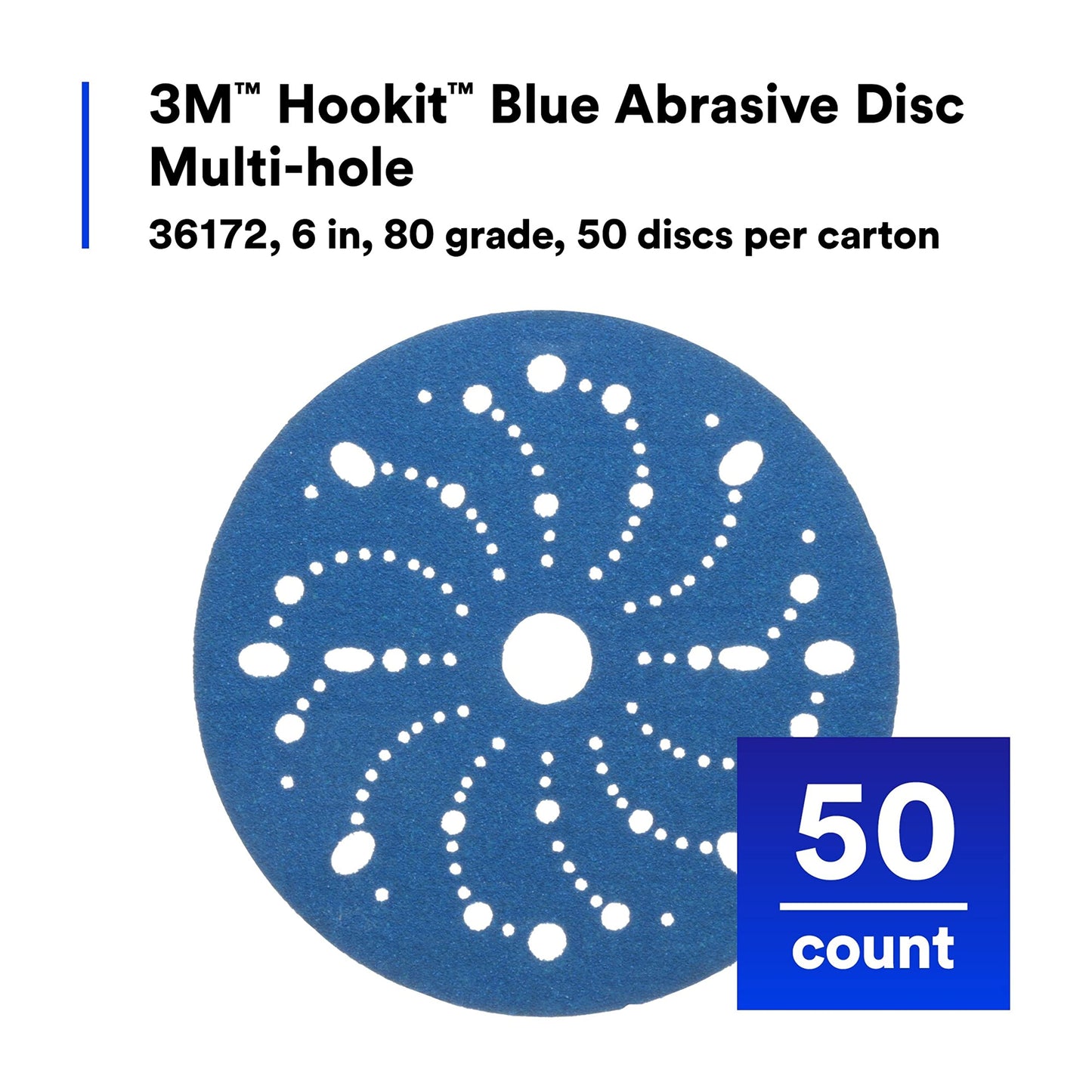 3M Stikit Blue Abrasive Sheet Roll, 36217, No Hole, 2.75 in x 20 yd, 80+ Grade, Automotive Sanding Roll Sandpaper for Coating Removal, Body Repair, Auto Sanding