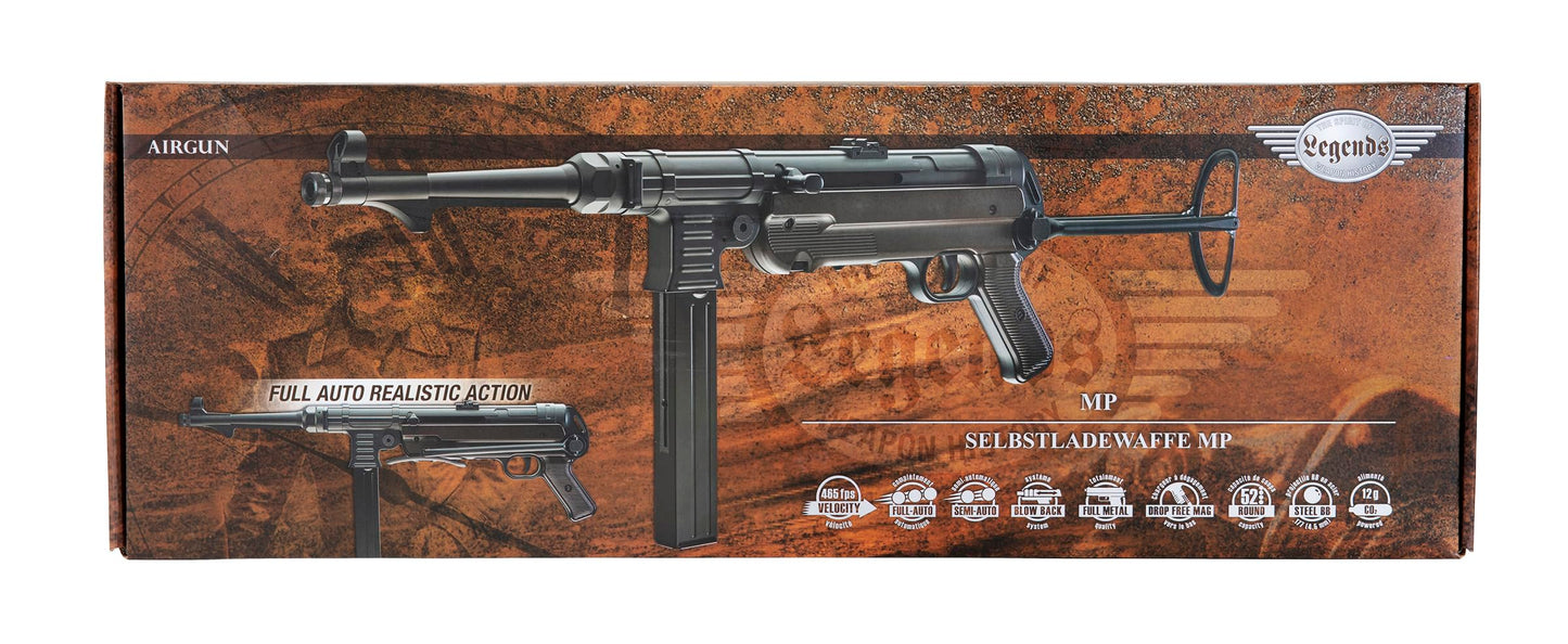 Umarex Legends MP Blowback All Metal Automatic .177 Caliber BB Gun Air Rifle