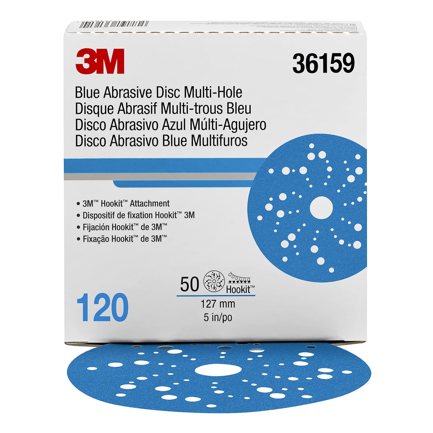 3M Stikit Blue Abrasive Sheet Roll, 36217, No Hole, 2.75 in x 20 yd, 80+ Grade, Automotive Sanding Roll Sandpaper for Coating Removal, Body Repair, Auto Sanding