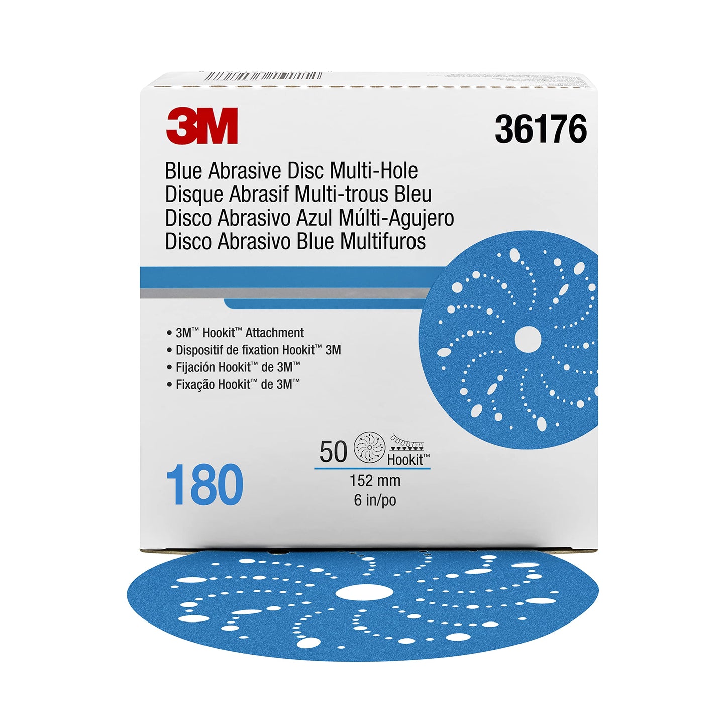 3M Stikit Blue Abrasive Sheet Roll, 36217, No Hole, 2.75 in x 20 yd, 80+ Grade, Automotive Sanding Roll Sandpaper for Coating Removal, Body Repair, Auto Sanding