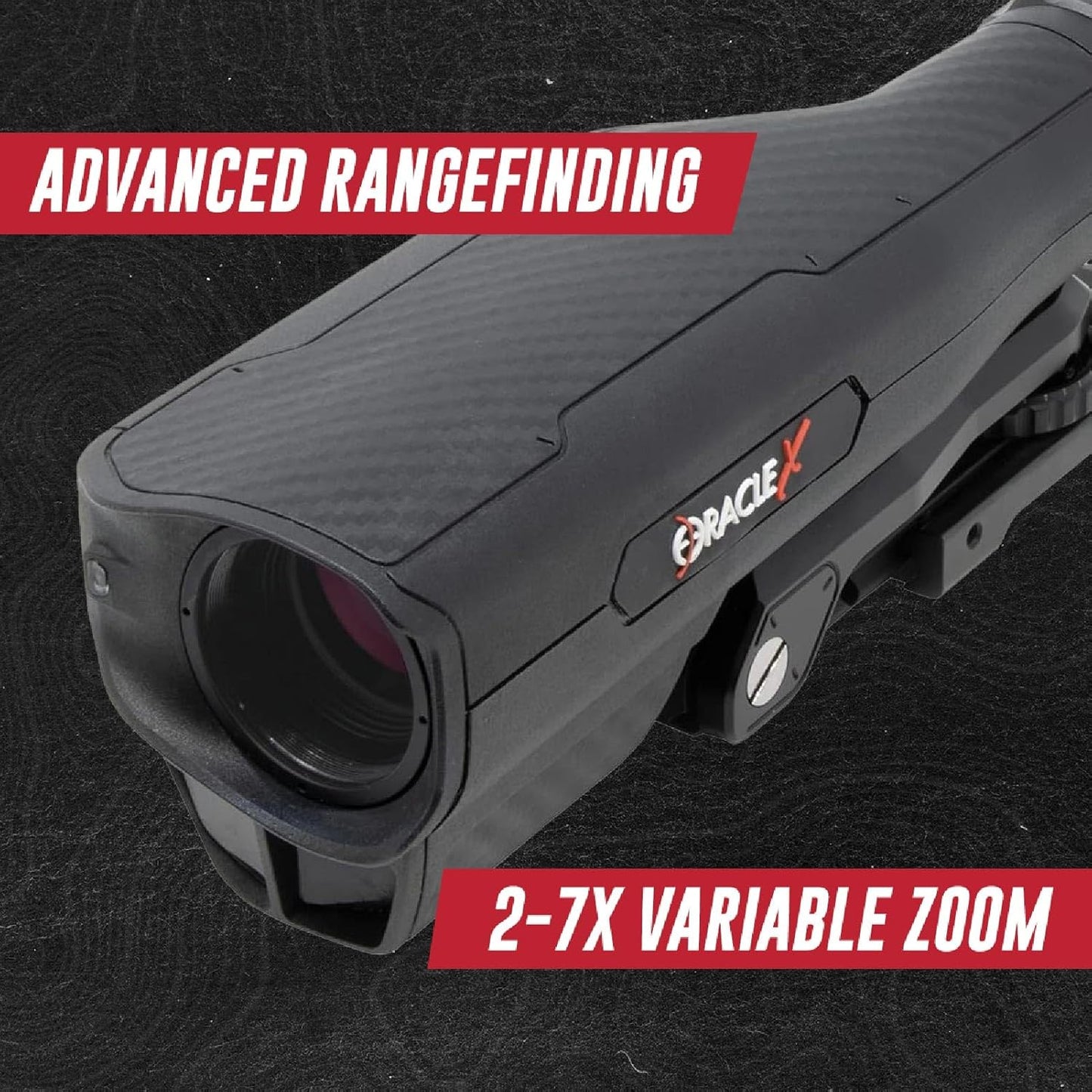 Burris Optics Oracle X Rangefinder Crossbow Scope, Built in Range Finder Measures Exact Distance, Calculates Perfect Aim/Drop Point, Adaptable Right or Left Handed Mount,Matte Black,One Size
