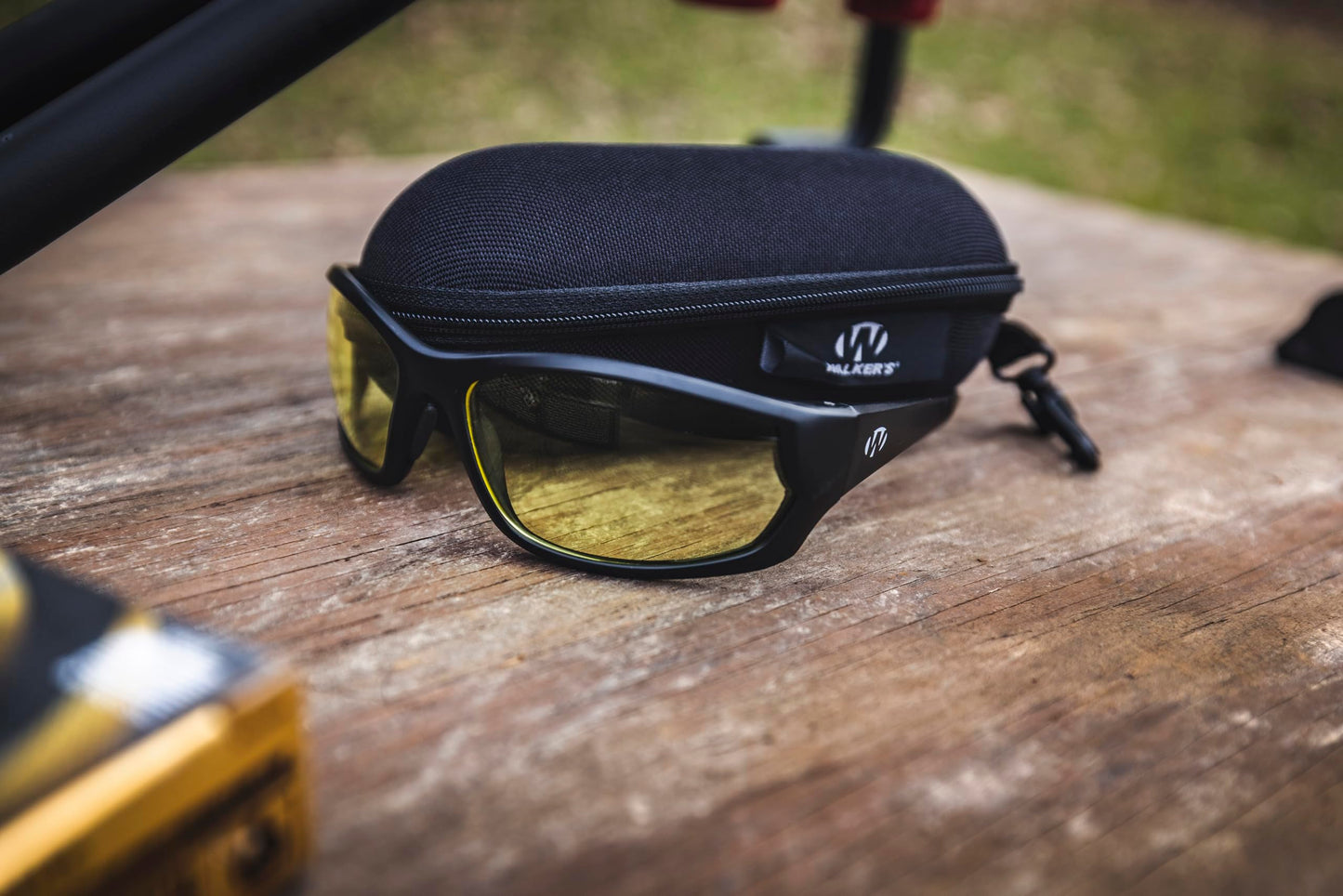Walker's IKON Vector Full Frame Shooting Glasses | Impact-Resistant Non-Slip Frame Hunting Shooting Eyesight Protection Glasses, Microfiber Lens Cloth & Carry Case Included