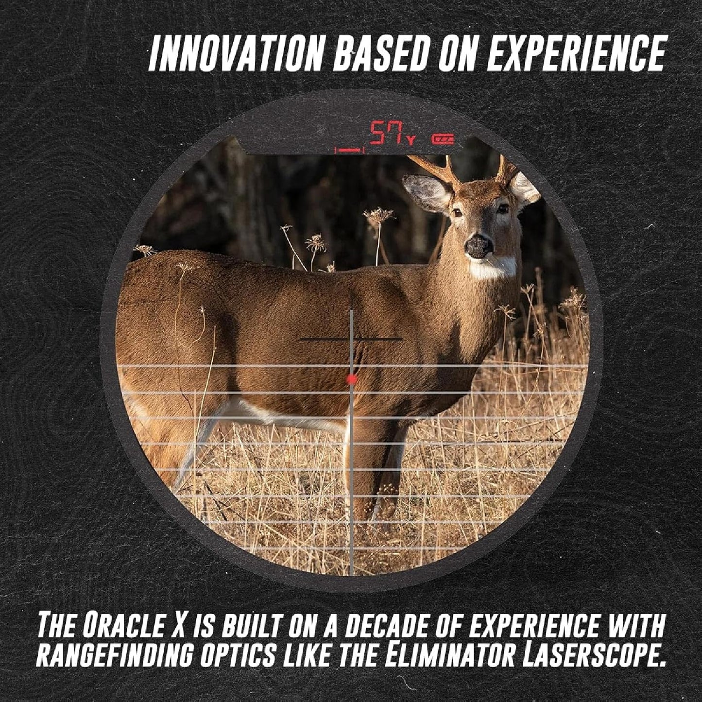 Burris Optics Oracle X Rangefinder Crossbow Scope, Built in Range Finder Measures Exact Distance, Calculates Perfect Aim/Drop Point, Adaptable Right or Left Handed Mount,Matte Black,One Size